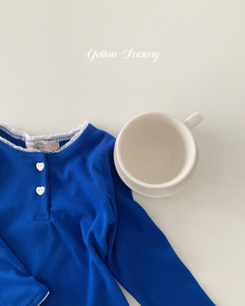 Yellow Factory - Korean Baby Fashion - #babyboutiqueclothing - Heart Button Tee - 6