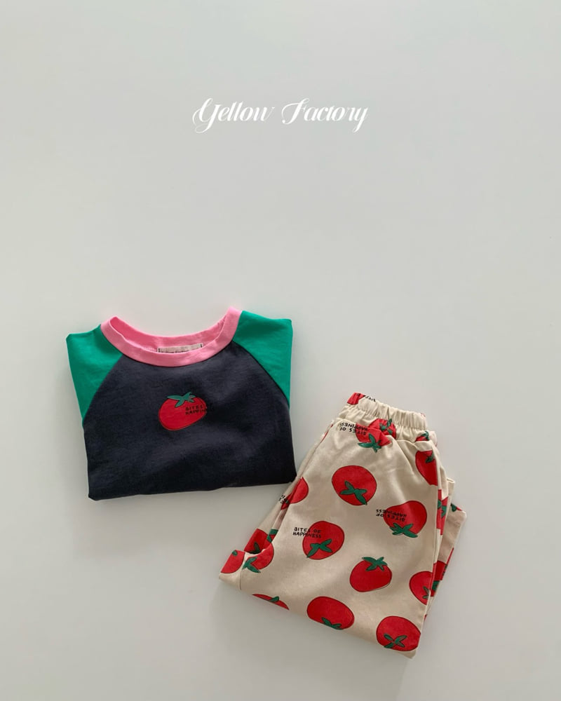 Yellow Factory - Korean Baby Fashion - #babyclothing - Tomato Raglan Tee - 12