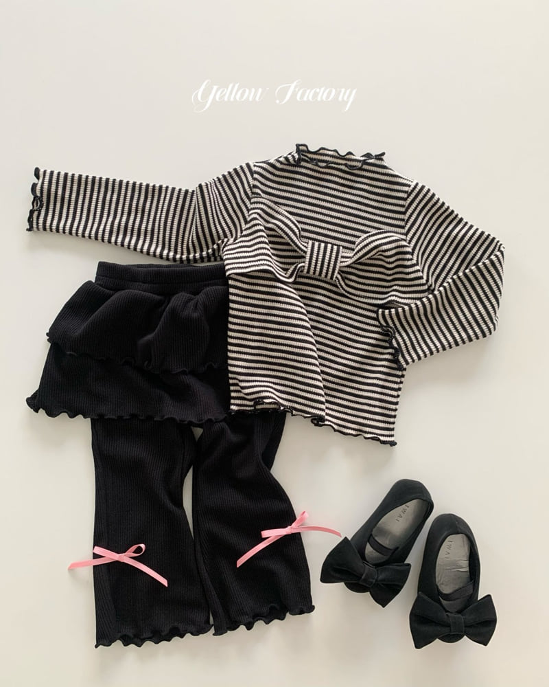 Yellow Factory - Korean Baby Fashion - #babyfashion - Bubbly Frill Ribbon Pants - 6