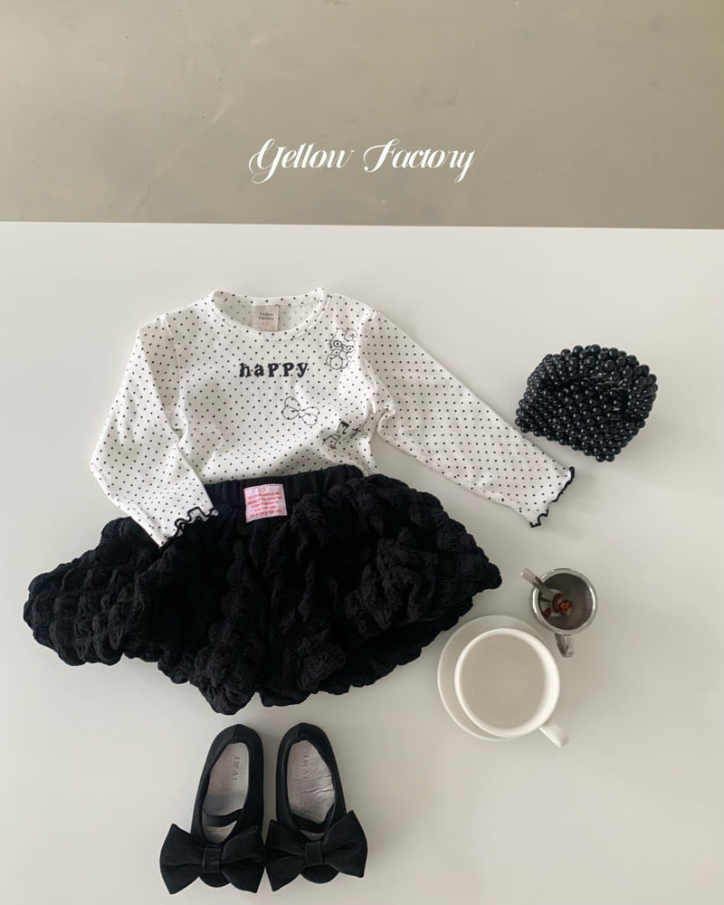 Yellow Factory - Korean Baby Fashion - #babyfashion - Happy Dot Tee - 4