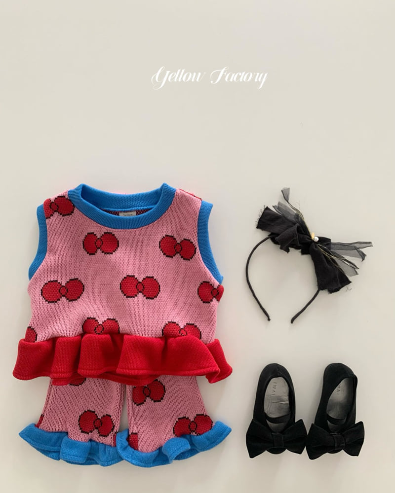 Yellow Factory - Korean Baby Fashion - #babyfever - Aki Frill Knit Pants - 3