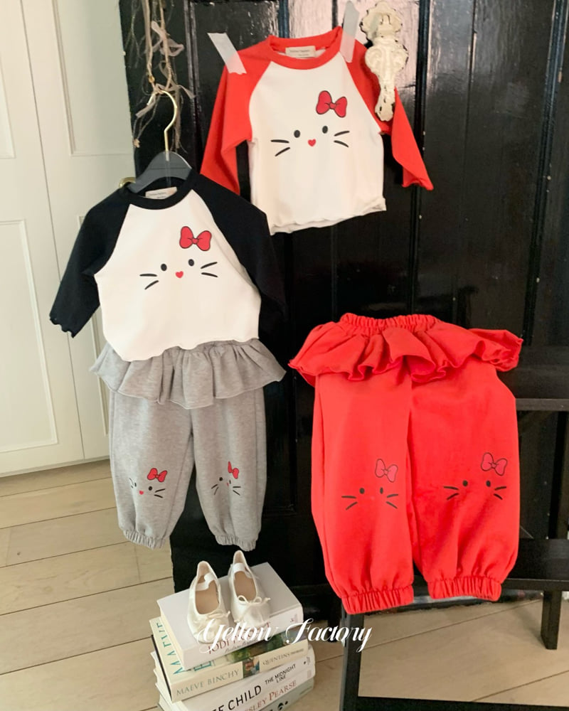 Yellow Factory - Korean Baby Fashion - #babygirlfashion - Meow Tee - 9