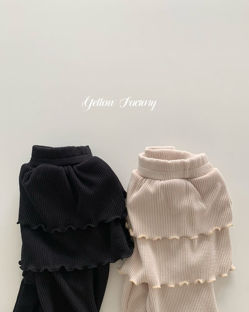 Yellow Factory - Korean Baby Fashion - #babygirlfashion - Bubbly Frill Ribbon Pants - 8