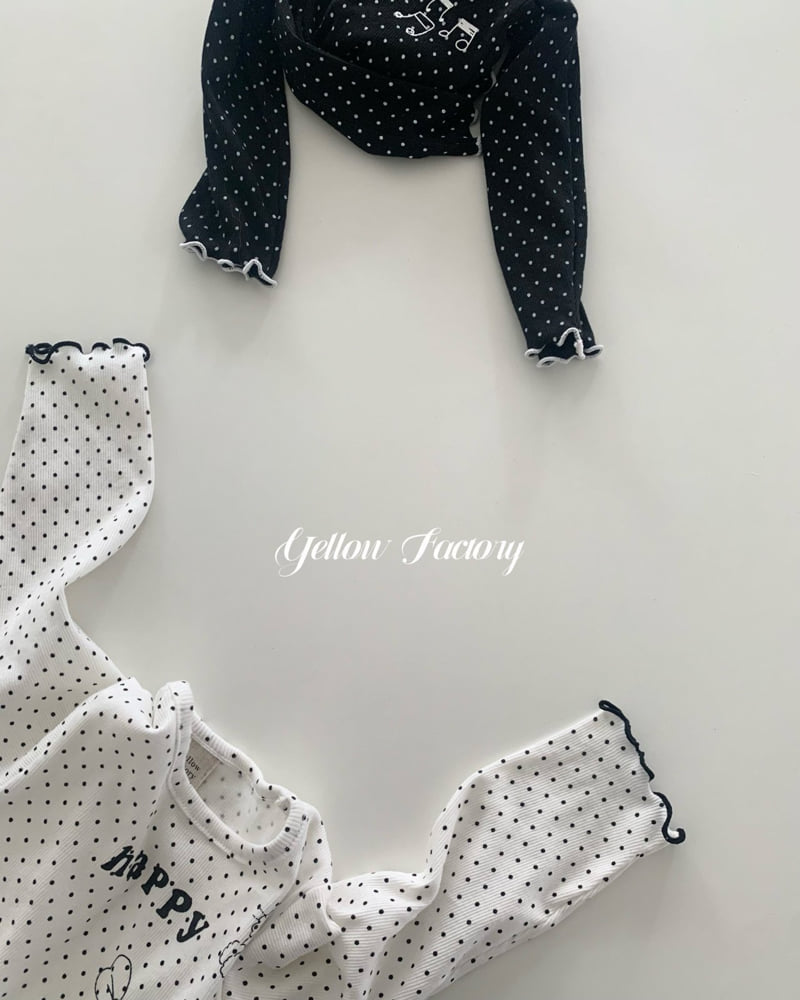 Yellow Factory - Korean Baby Fashion - #babygirlfashion - Happy Dot Tee - 5