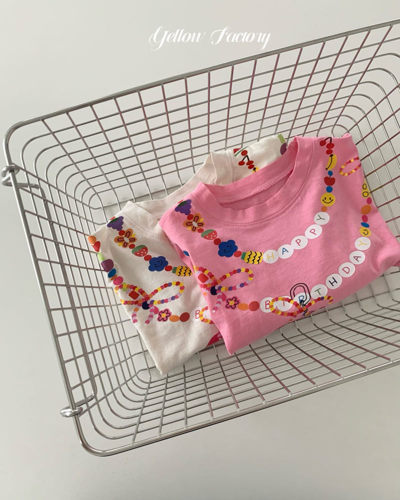 Yellow Factory - Korean Baby Fashion - #babylifestyle - Happy Birthday Tee - 11