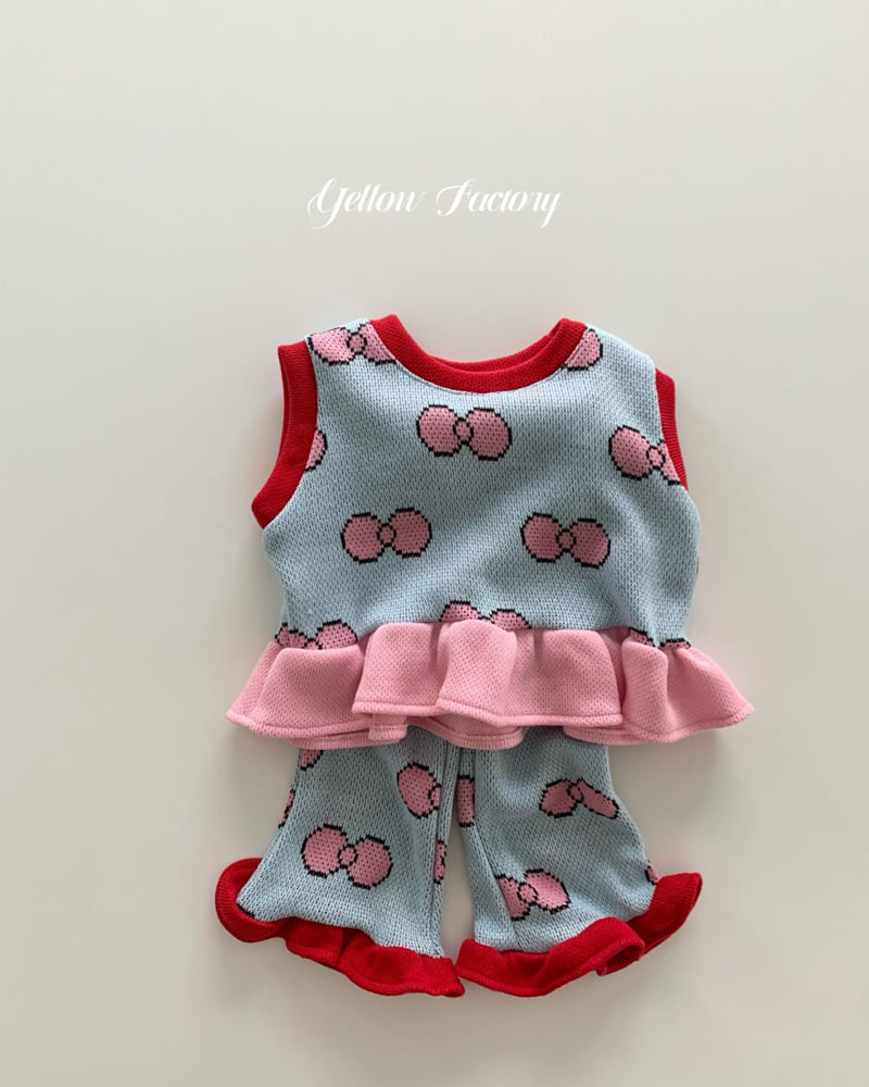 Yellow Factory - Korean Baby Fashion - #babylifestyle - Aki Frill Knit Vest - 10