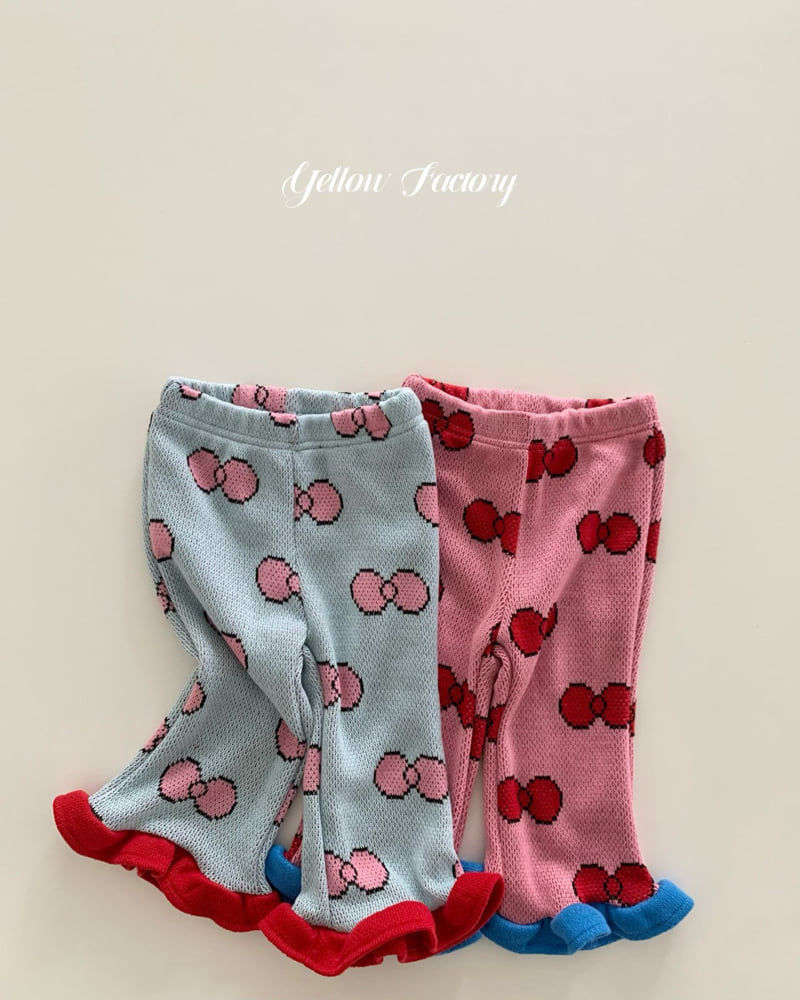 Yellow Factory - Korean Baby Fashion - #babylifestyle - Aki Frill Knit Pants - 5
