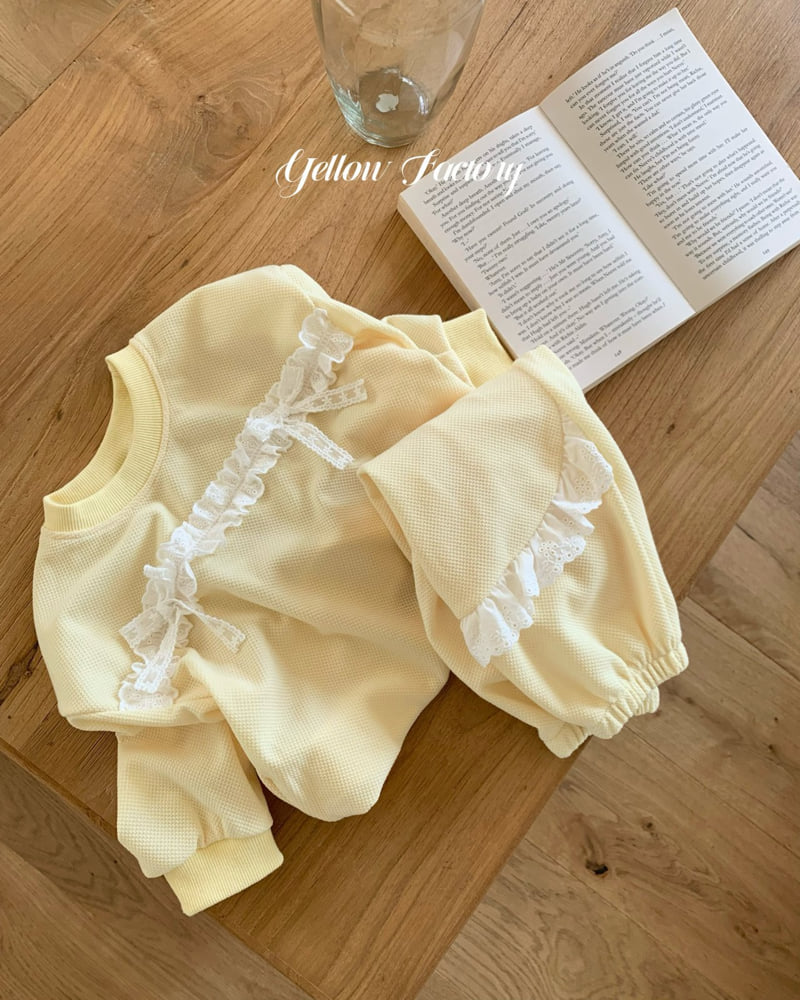 Yellow Factory - Korean Baby Fashion - #babyootd - Lumi Lace Set - 8