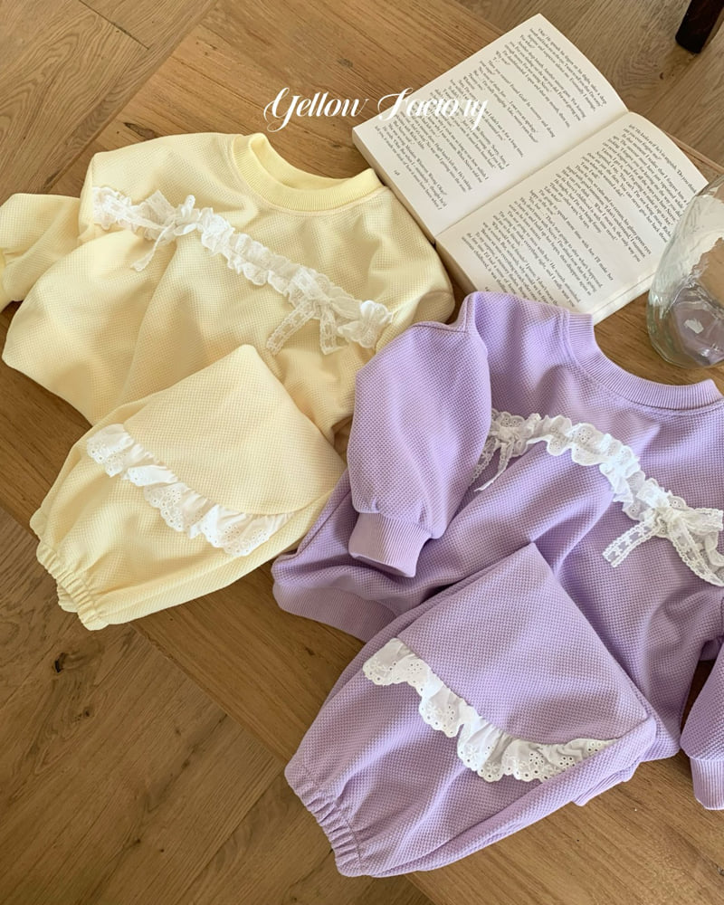 Yellow Factory - Korean Baby Fashion - #babyoutfit - Lumi Lace Set - 10