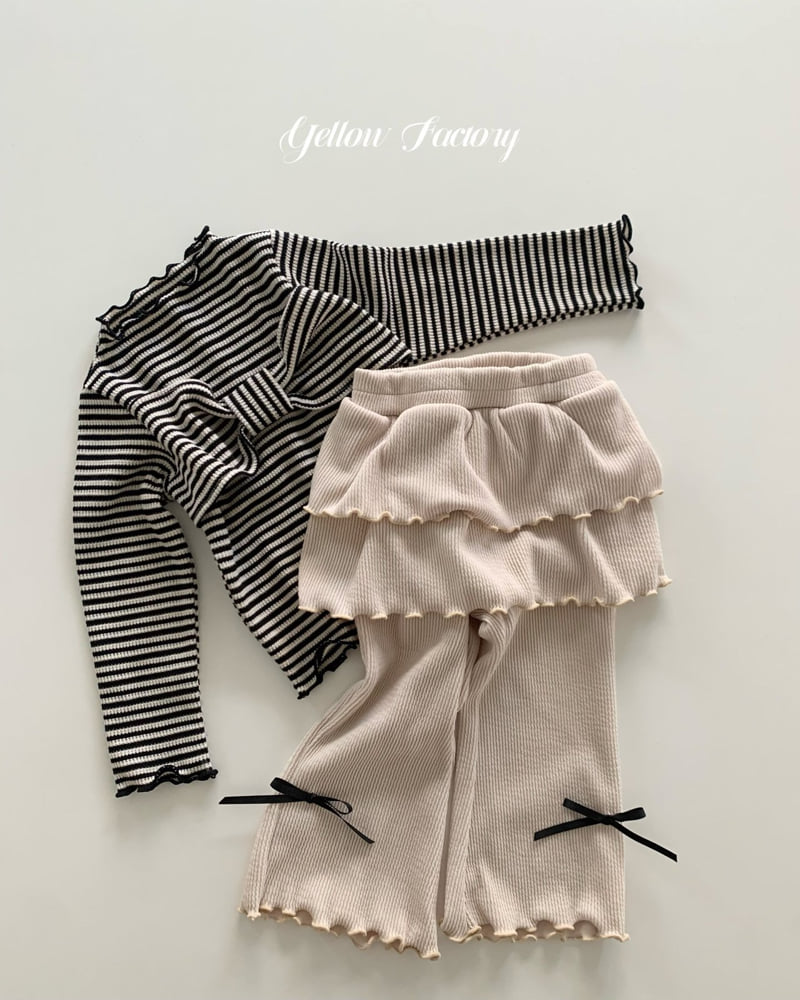Yellow Factory - Korean Baby Fashion - #babyoutfit - Bubbly Frill Ribbon Pants - 12