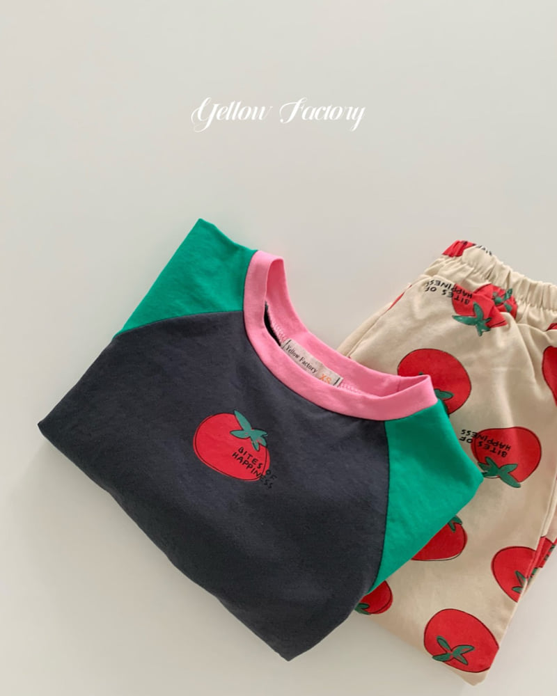 Yellow Factory - Korean Baby Fashion - #babywear - Tomato Raglan Tee - 6
