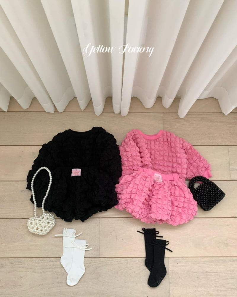 Yellow Factory - Korean Baby Fashion - #babyoutfit - Cloud Shirring Bloomer - 4