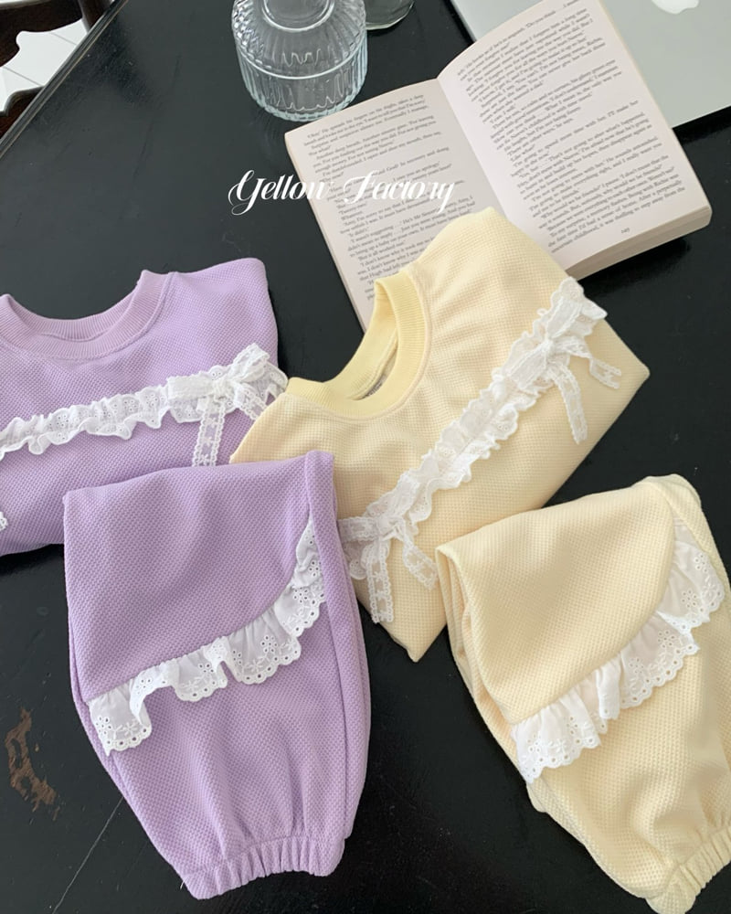Yellow Factory - Korean Baby Fashion - #onlinebabyboutique - Lumi Lace Set - 12