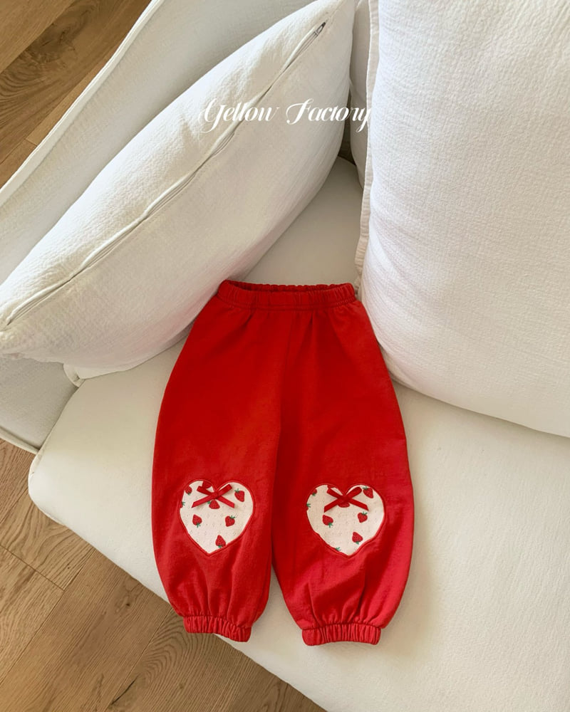 Yellow Factory - Korean Baby Fashion - #onlinebabyboutique - Lulu Heart Pants - 3