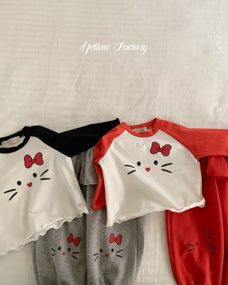 Yellow Factory - Korean Baby Fashion - #smilingbaby - Meow Frill Pants - 7