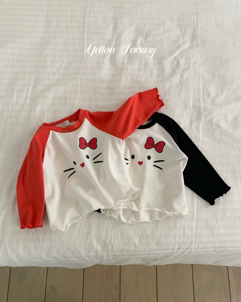 Yellow Factory - Korean Baby Fashion - #smilingbaby - Meow Tee - 3
