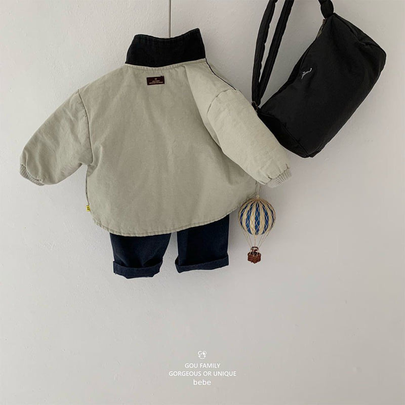 go;u - Korean Baby Fashion - #babyboutique - Bebe Teamwork Jacket - 10