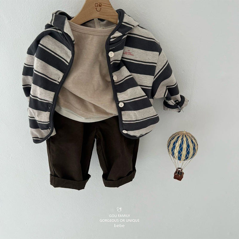 go;u - Korean Baby Fashion - #babyboutique - Bebe Strong Hoodie Cardigan - 9