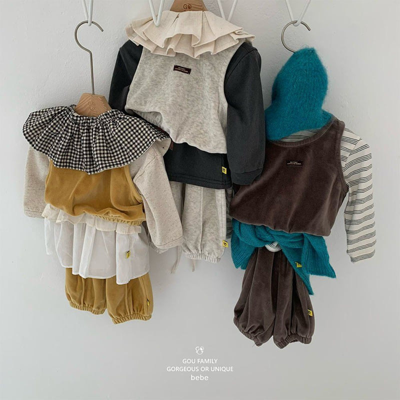 go;u - Korean Baby Fashion - #babyboutique - Bebe Moist Long Tee - 6