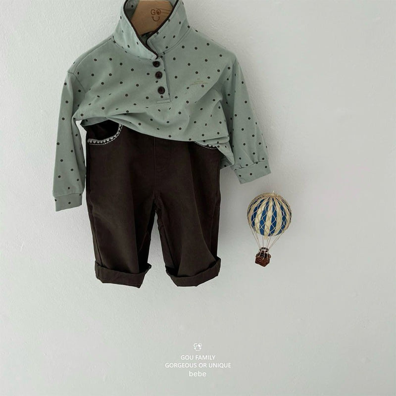 go;u - Korean Baby Fashion - #babyboutiqueclothing - Bebe Yes Collar Tee - 7