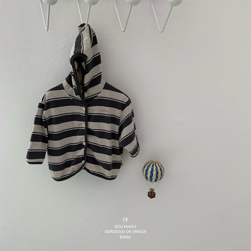go;u - Korean Baby Fashion - #babyboutiqueclothing - Bebe Strong Hoodie Cardigan - 11