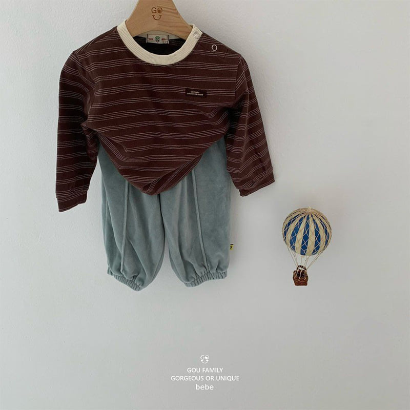 go;u - Korean Baby Fashion - #babyclothing - Bebe Five Tee - 5