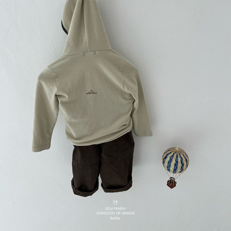 go;u - Korean Baby Fashion - #babyclothing - Bebe Hooded Layered Tee - 3