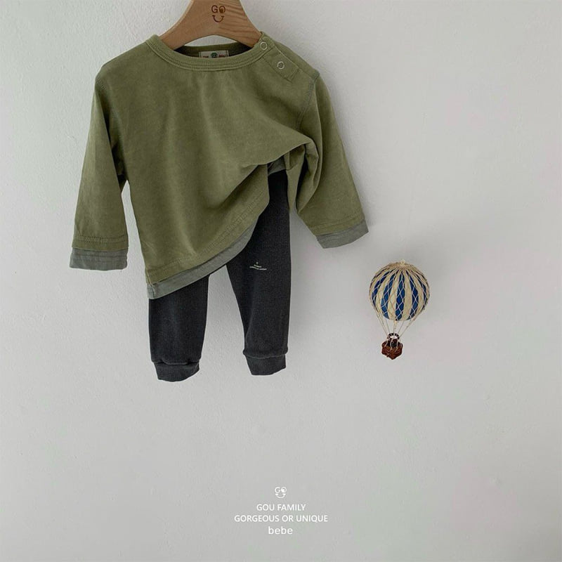 go;u - Korean Baby Fashion - #babyclothing - Bebe Damdum Tee - 2