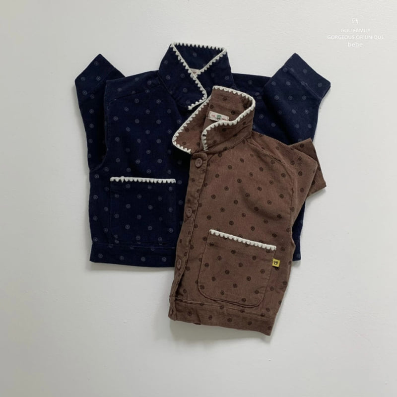 go;u - Korean Baby Fashion - #babyclothing - Bebe Chestnut Jacket