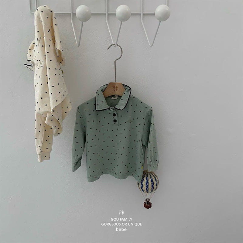 go;u - Korean Baby Fashion - #babyfashion - Bebe Yes Collar Tee - 9