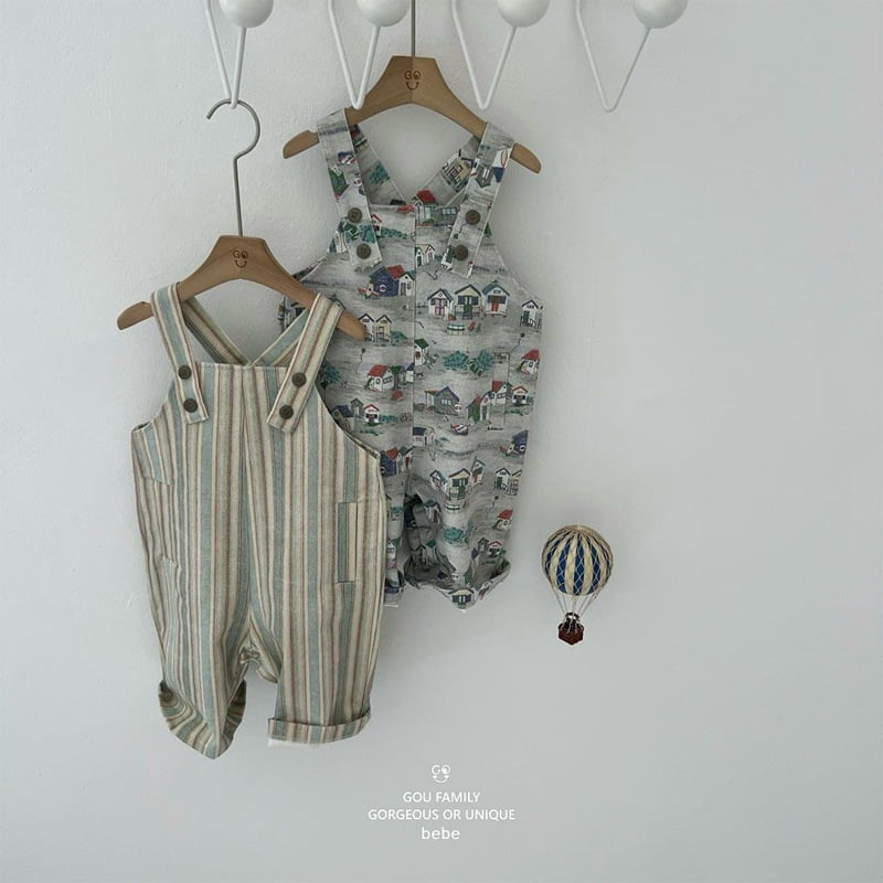 go;u - Korean Baby Fashion - #babyfashion - Bebe I Know Overalls - 11