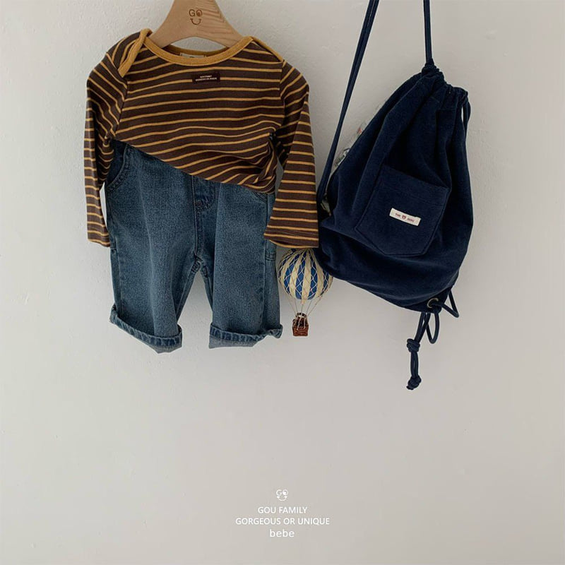 go;u - Korean Baby Fashion - #babyclothing - Bebe Life Tee - 4
