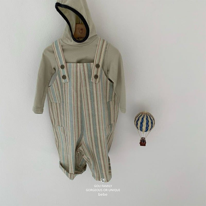 go;u - Korean Baby Fashion - #babyclothing - Bebe Hooded Layered Tee - 4
