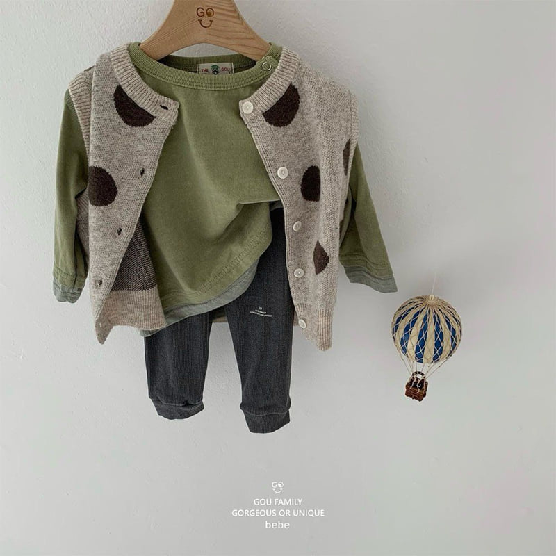 go;u - Korean Baby Fashion - #babyfashion - Bebe Damdum Tee - 3