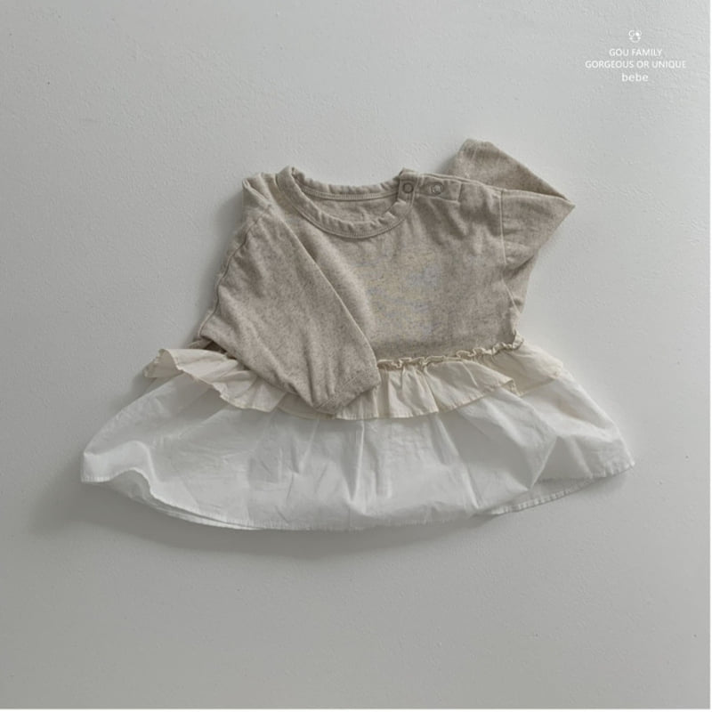 go;u - Korean Baby Fashion - #babyfever - Bebe Moist Long Tee