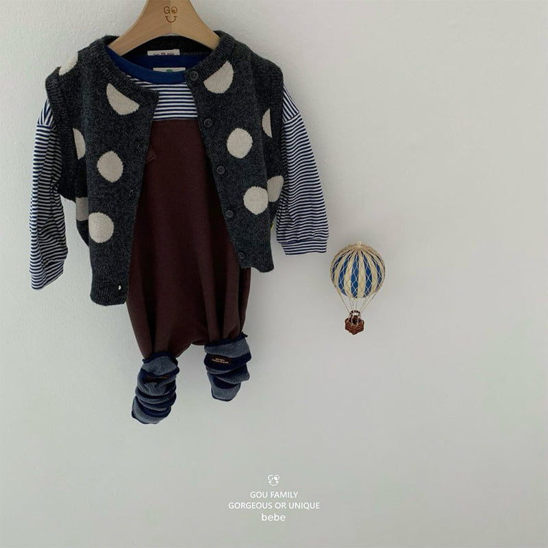 go;u - Korean Baby Fashion - #babyfashion - Bebe Hanaji Long Suit - 4