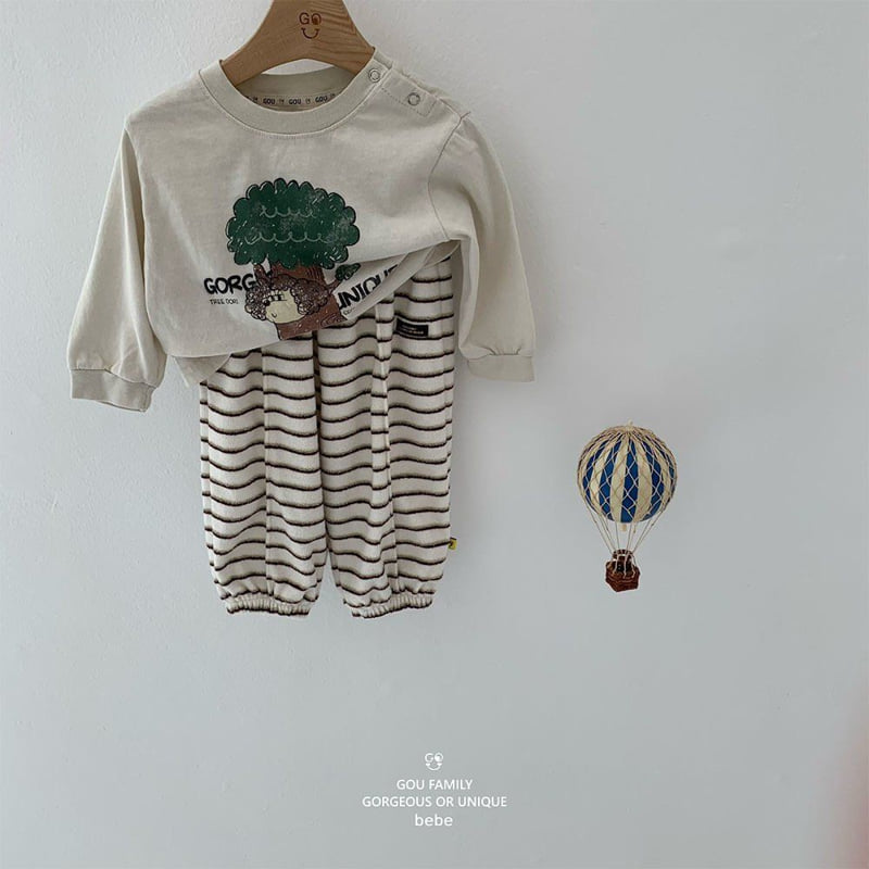 go;u - Korean Baby Fashion - #babyfever - Bebe Juju Pants - 2