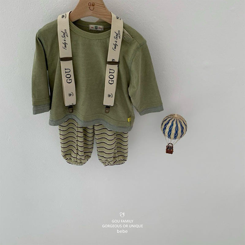go;u - Korean Baby Fashion - #babyfashion - Bebe Damdum Tee - 4