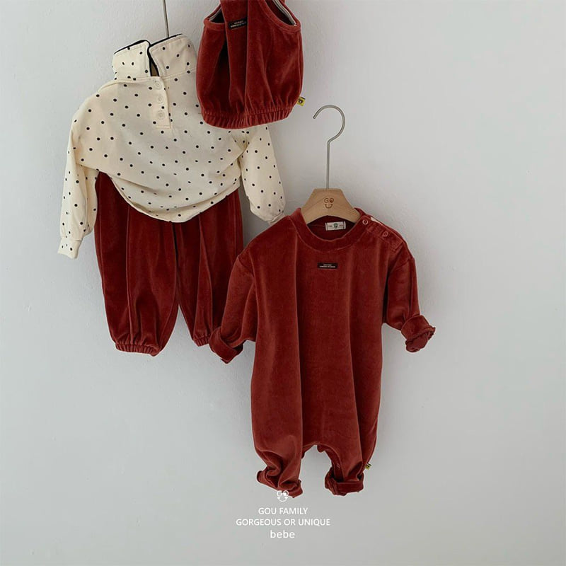 go;u - Korean Baby Fashion - #babygirlfashion - Bebe Yes Collar Tee - 11