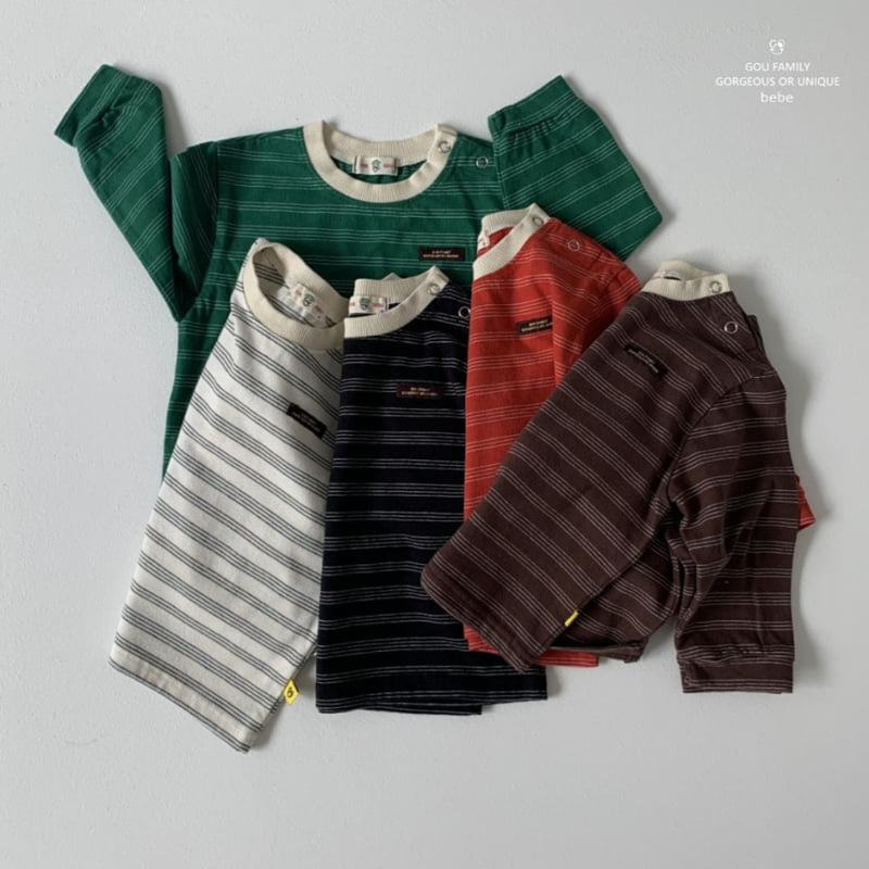 go;u - Korean Baby Fashion - #babylifestyle - Bebe Five Tee