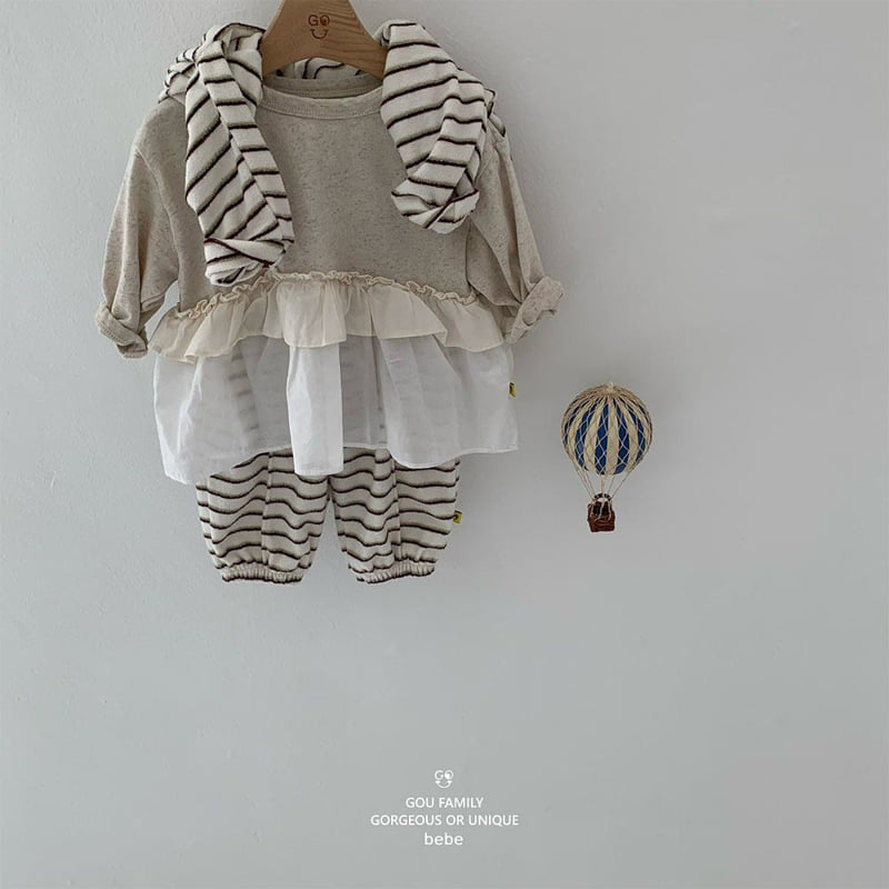 go;u - Korean Baby Fashion - #babygirlfashion - Bebe Juju Pants - 4