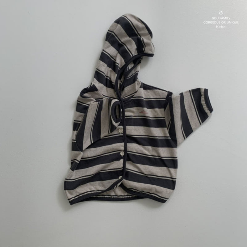 go;u - Korean Baby Fashion - #babylifestyle - Bebe Strong Hoodie Cardigan