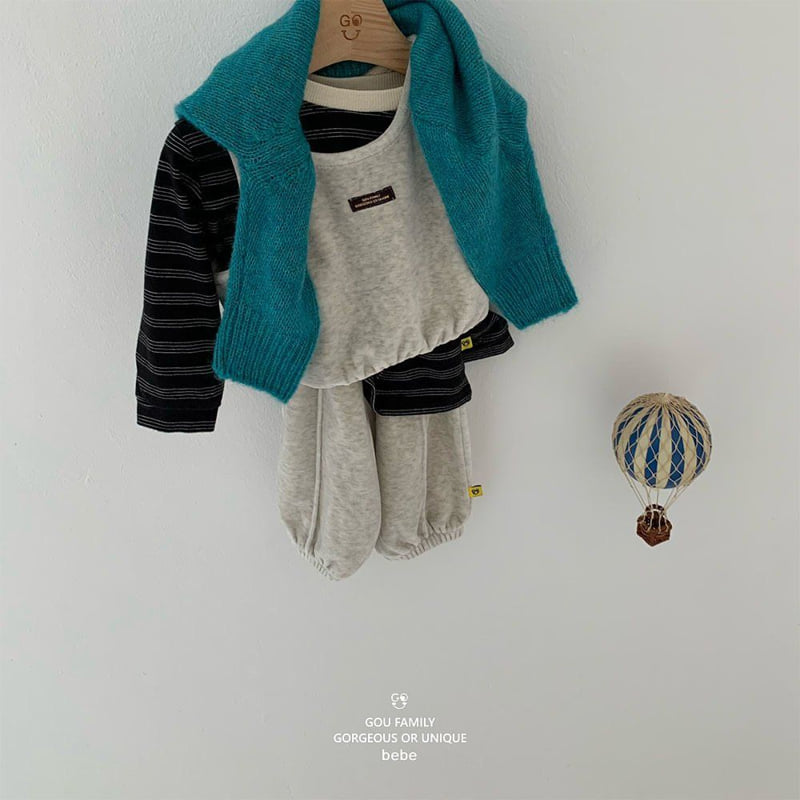 go;u - Korean Baby Fashion - #babyoninstagram - Bebe Five Tee - 10