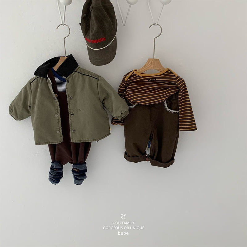 go;u - Korean Baby Fashion - #babyoninstagram - Bebe Hanaji Long Suit - 7