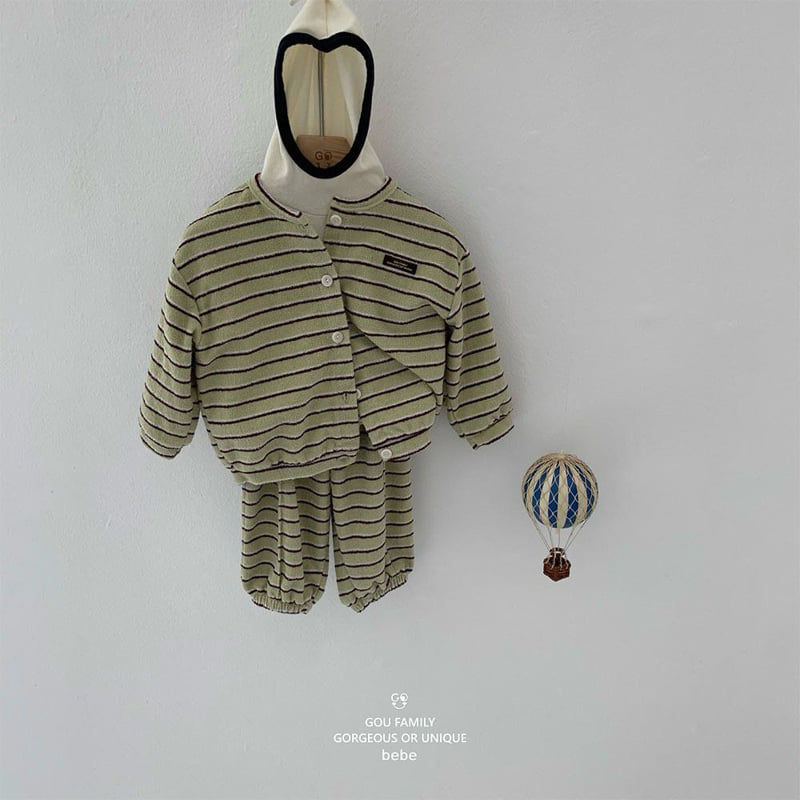go;u - Korean Baby Fashion - #babyoninstagram - Bebe Bongbong Cardigan - 3