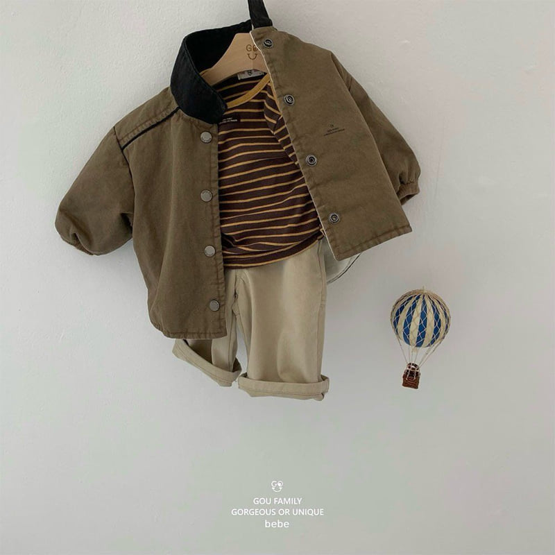 go;u - Korean Baby Fashion - #babyoninstagram - Bebe Teamwork Jacket - 4