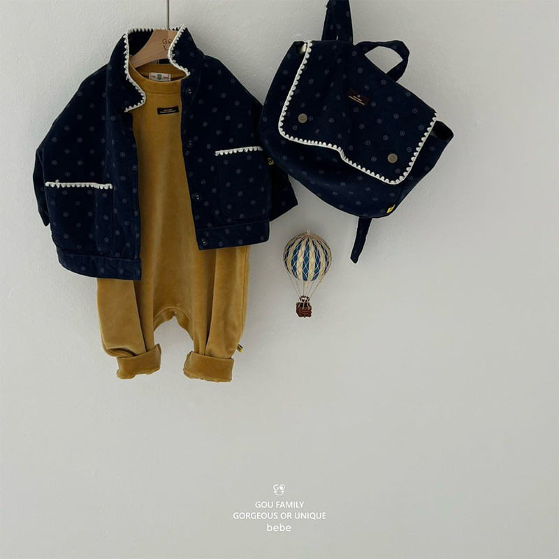go;u - Korean Baby Fashion - #babyootd - Bebe Chestnut Jacket - 7