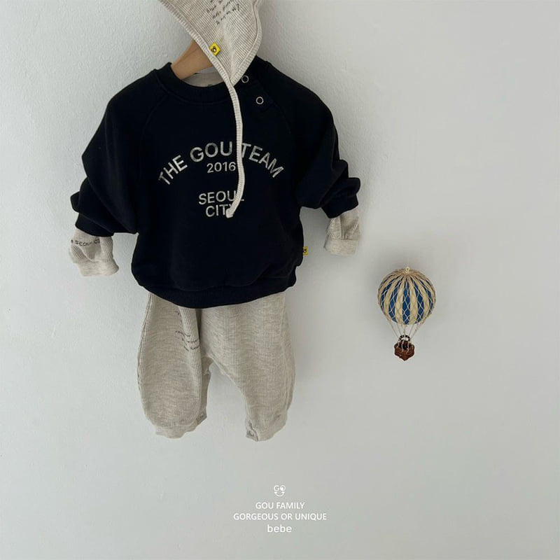 go;u - Korean Baby Fashion - #babyootd - Bebe Goyu Sweatshirt - 2