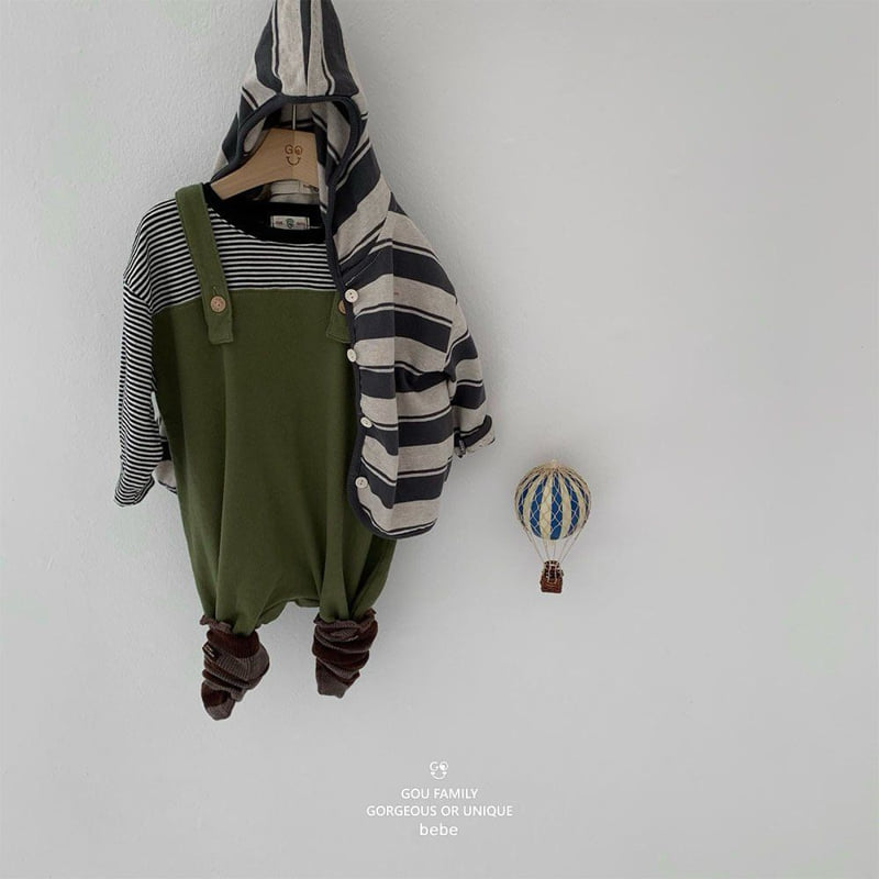 go;u - Korean Baby Fashion - #babyoutfit - Bebe Hanaji Long Suit - 10