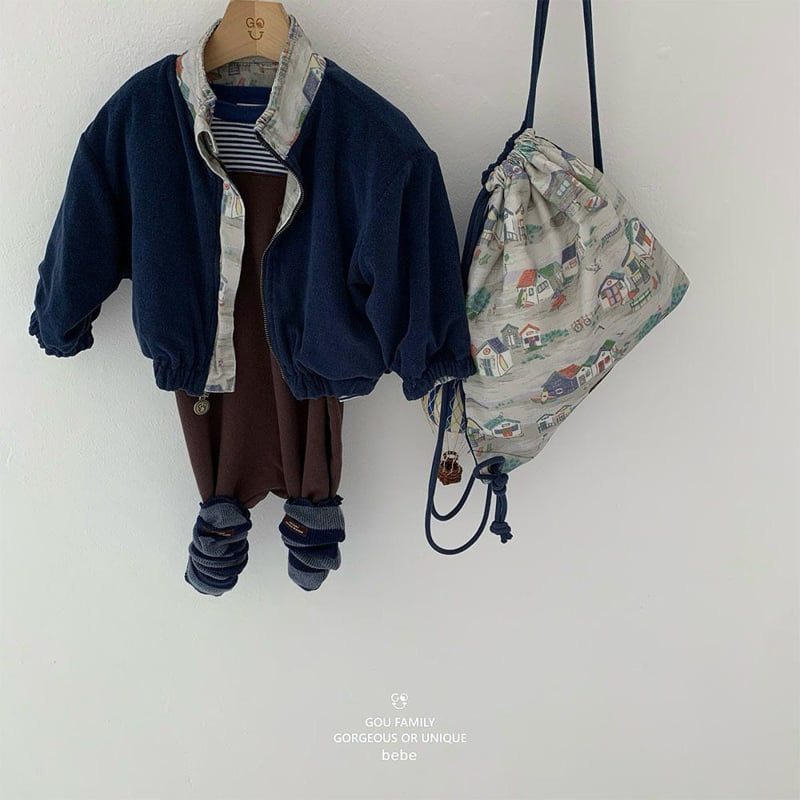 go;u - Korean Baby Fashion - #babyoutfit - Bebe Hanaji Long Suit - 9